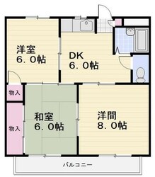 ハイツ桂台の物件間取画像